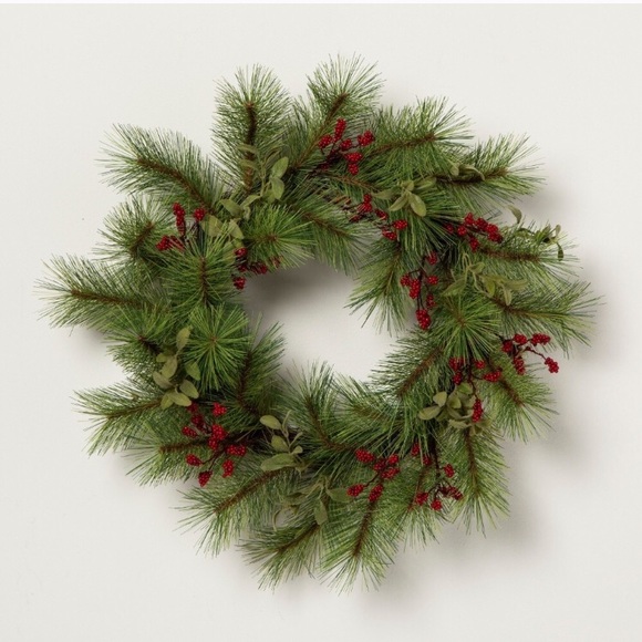 Hearth & Hand Other - Hearth & Hand Magnolia Wreath Pine Berry Gaines